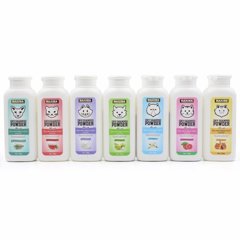 Maxima Dry Powder Cat Shampoo 300gr | Sampo Kering Dry Shampoo Kucing