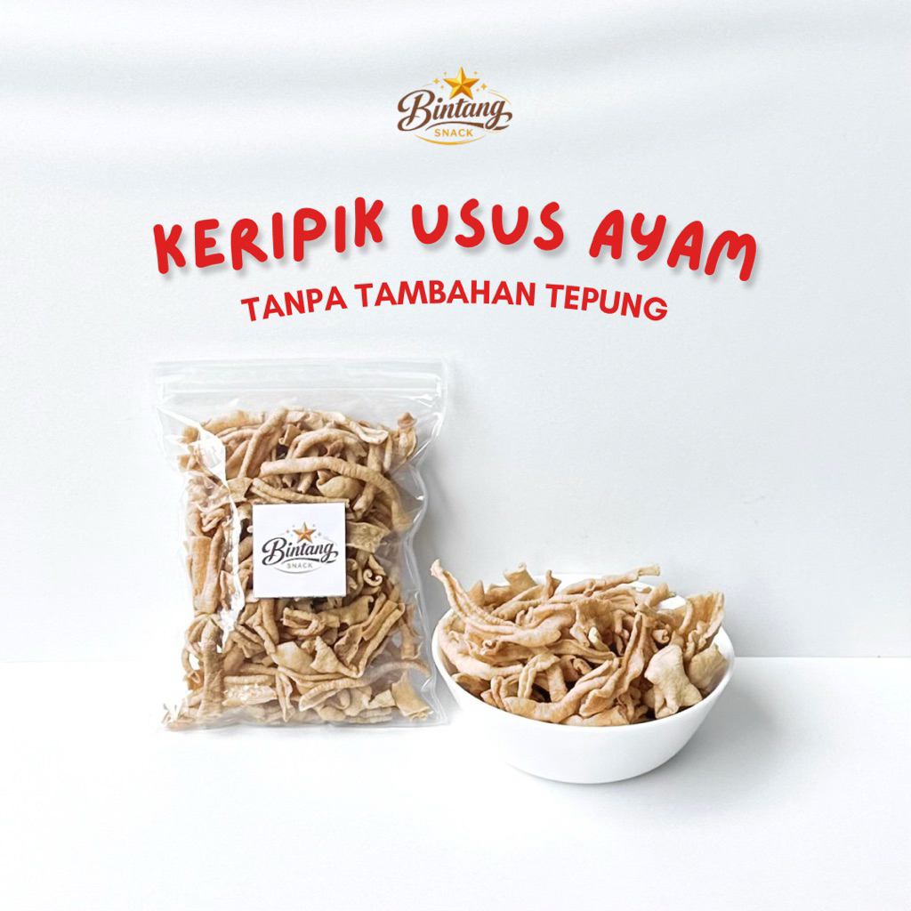 Keripik Usus Ayam | Usus Ayam Crispy Tanpa Tepung | Oleh-olah Khas Bandung