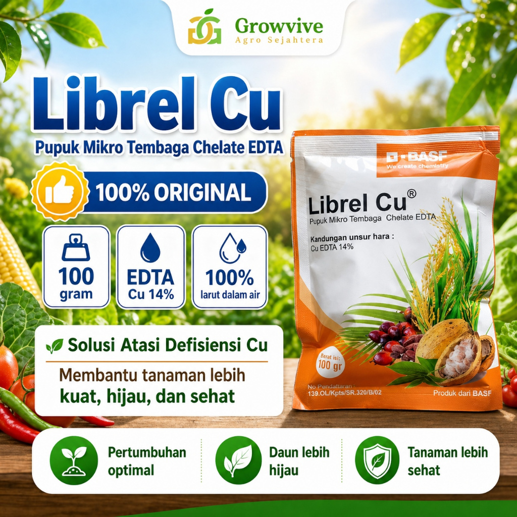 Pupuk Mikro Librel Cu 100 gram