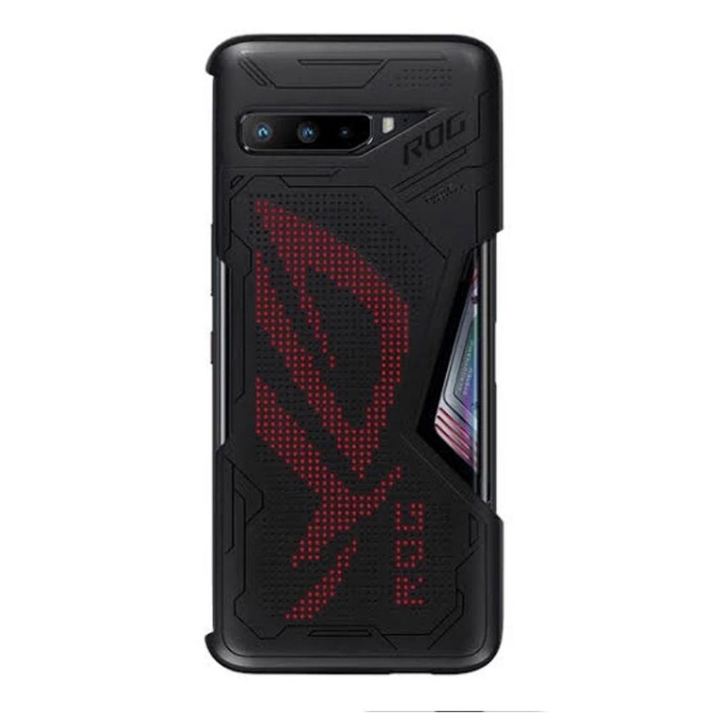 Asus ROG 3 Lightning Armor Case Original Hard Case Hitam Ori Black Hardcase