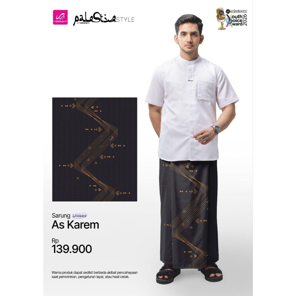Rabbani - Sarung AS Karem - Sarung Motif Rabbani - Sarung Rabbani - Palestine Style