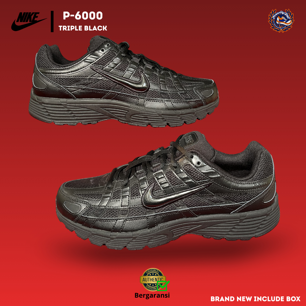 Sepatu Nike P 6000 Black Original