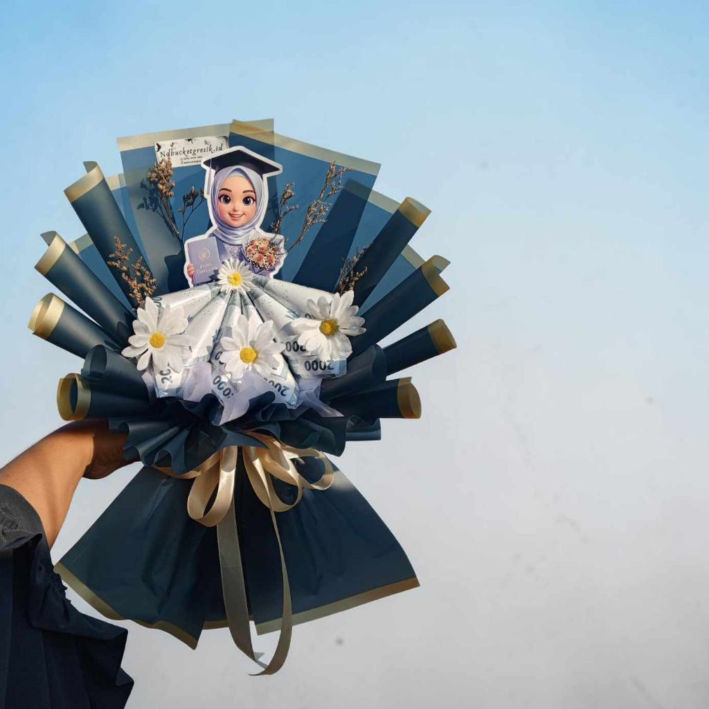 Buket Wisuda Cewek, Buket Wisuda Navy