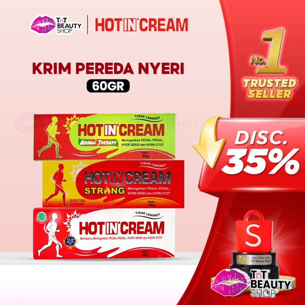 HOT IN CREAM Tube - Strong - Aromatherapy 60gr  | TnT Beauty Shop