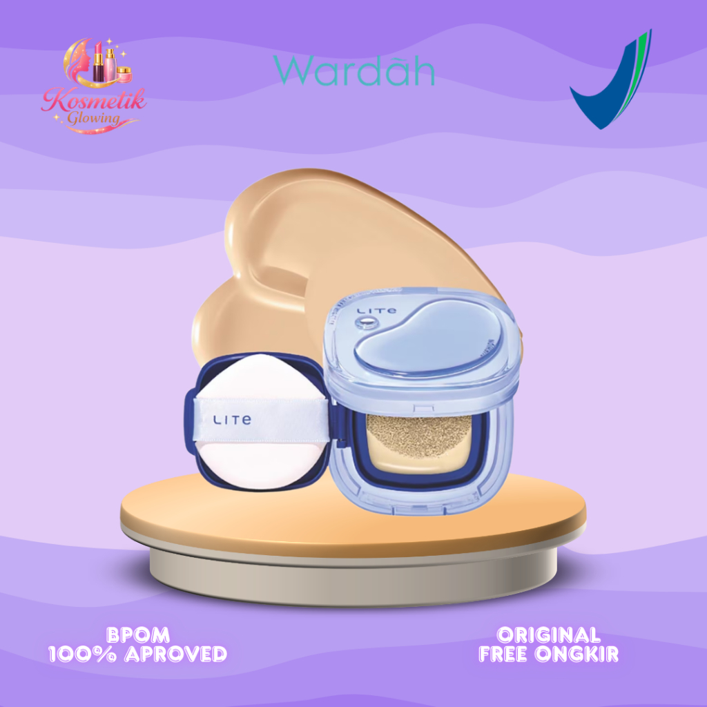 KOSMETIK GLOWING - Wardah Lite Skin Filter Cushion 11 g - Wardah Skin Filter Cushion - Make Up Ringa
