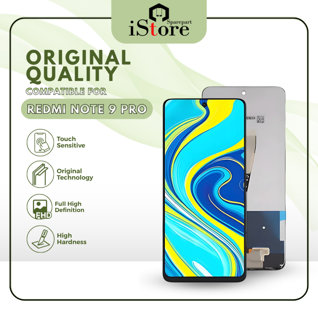 iStore Lcd Redmi Note 9 Pro 4G / Note 9S Fullset Touchscreen Original HFIX