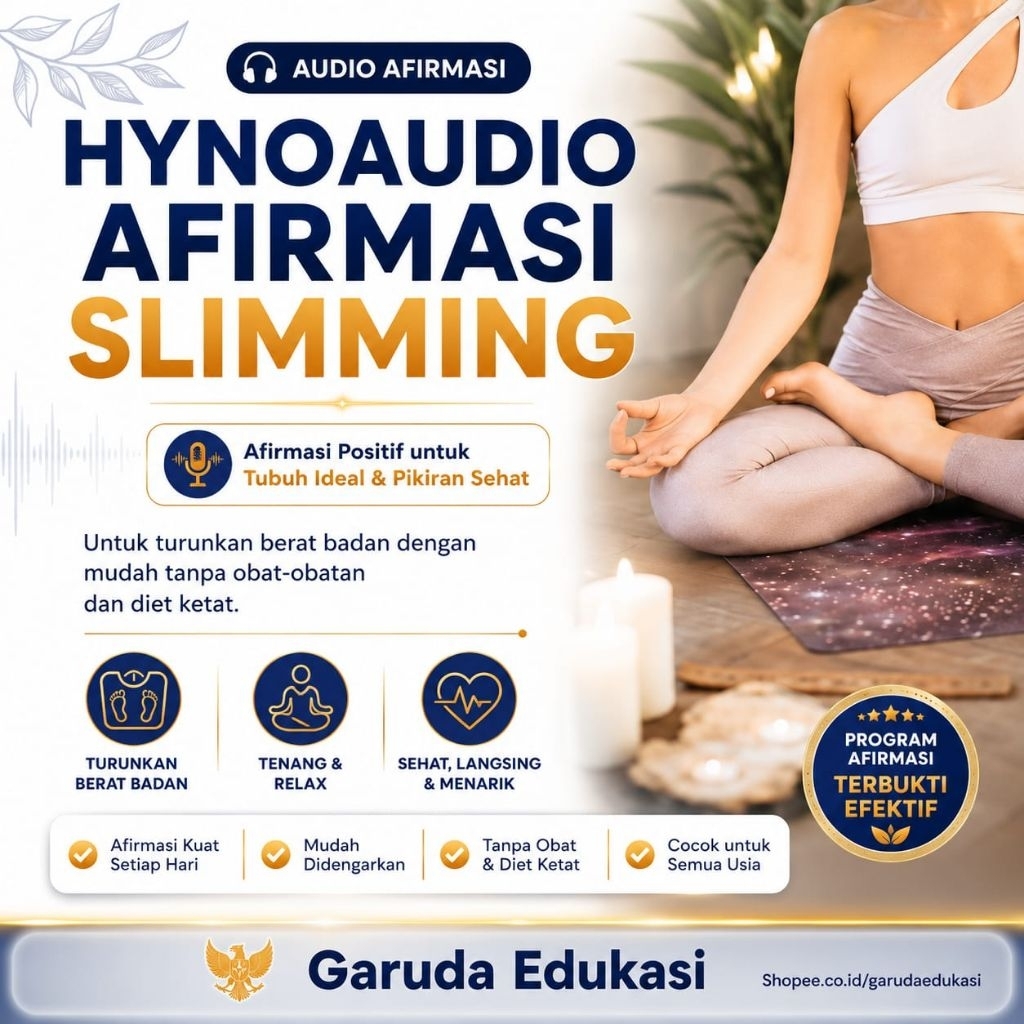 Full Materi Audiotherapy Slimming Audio Afirmasi Turunkan Berat Badan HypnoAudio Slimming Terapi & M