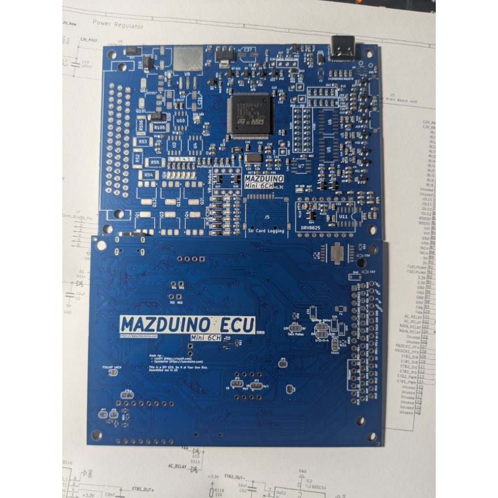Mazduino rusEFI & Speeduino Rakit Sebagian