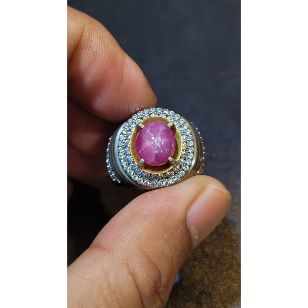 Natural Ruby Star No heat 6.11ct