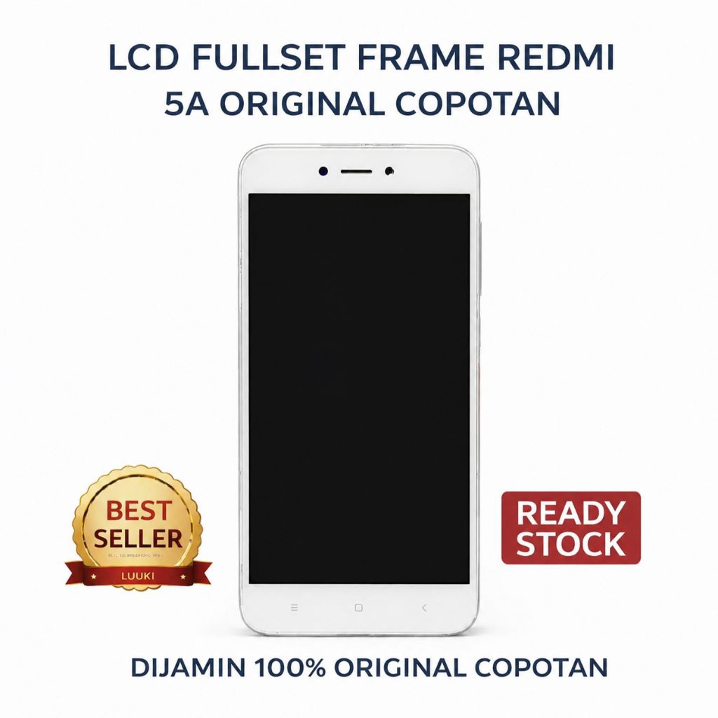 LCD Touchscreen Fullset Frame Redmi 5a Original Copotan