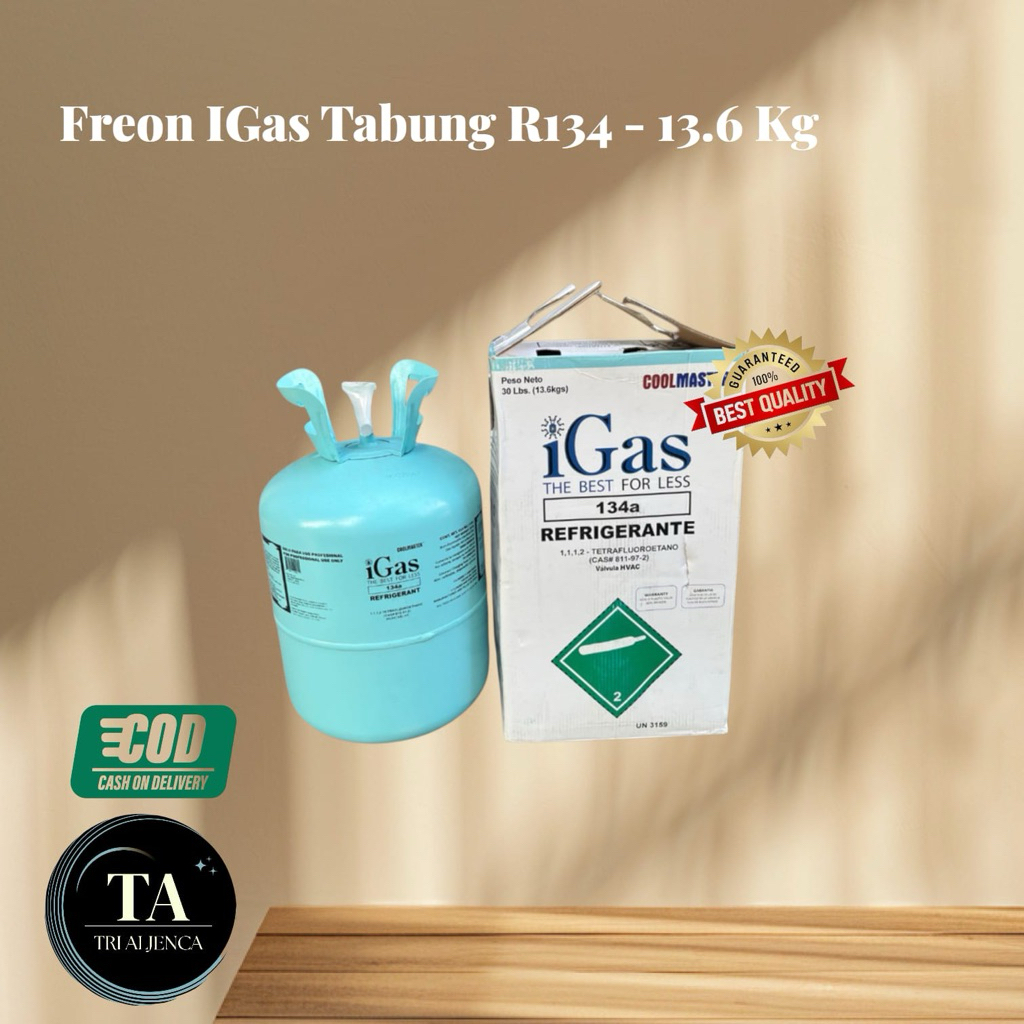 Freon IGas R134 Tabung // Murni 100% R134 - 13.6 Kg