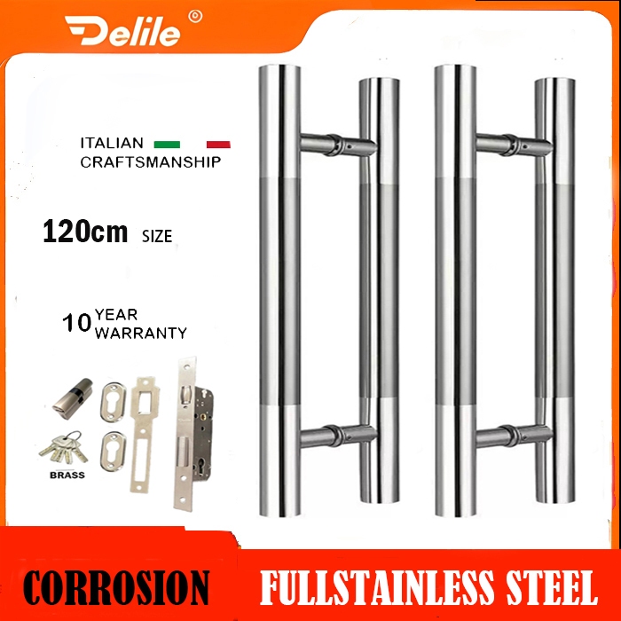 Full Handle Set/ DELILE Stainless Steel SUS 304 /Tarikan Gagang Pintu/Mortiselock/ Peganga Pintu 2