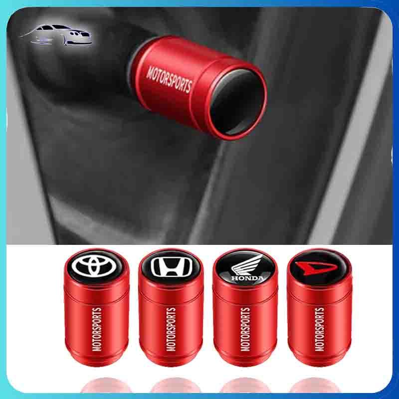 2/4PCS Tutup Pentil Ban Sport  Alumunium Motor Mobil Sepeda  Tutup Pentil Ban Sport Variasi Full Toy
