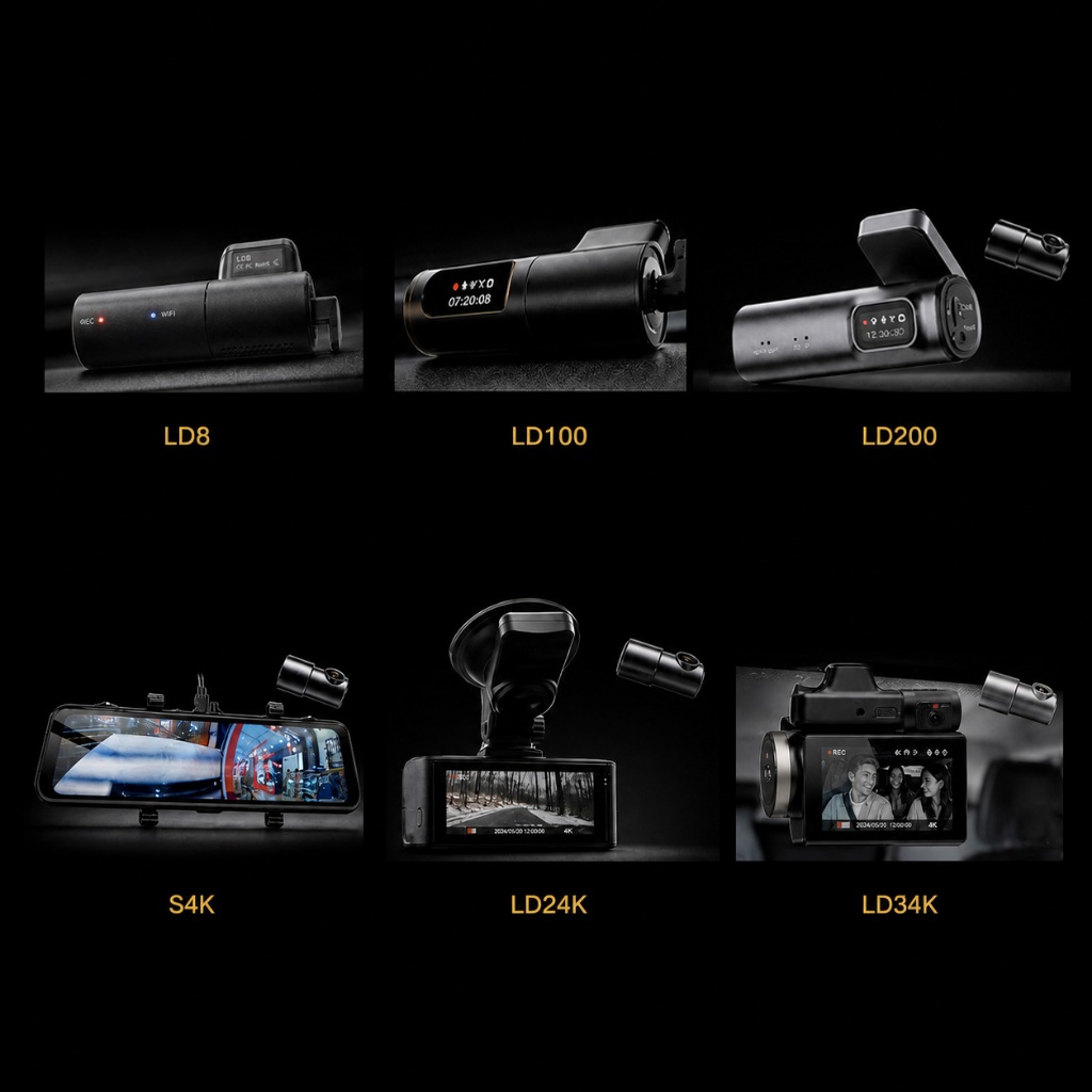 Universal Dashcam Segala Jenis Mobil 2 kamera / 3 kamera channel CCTV mobil
