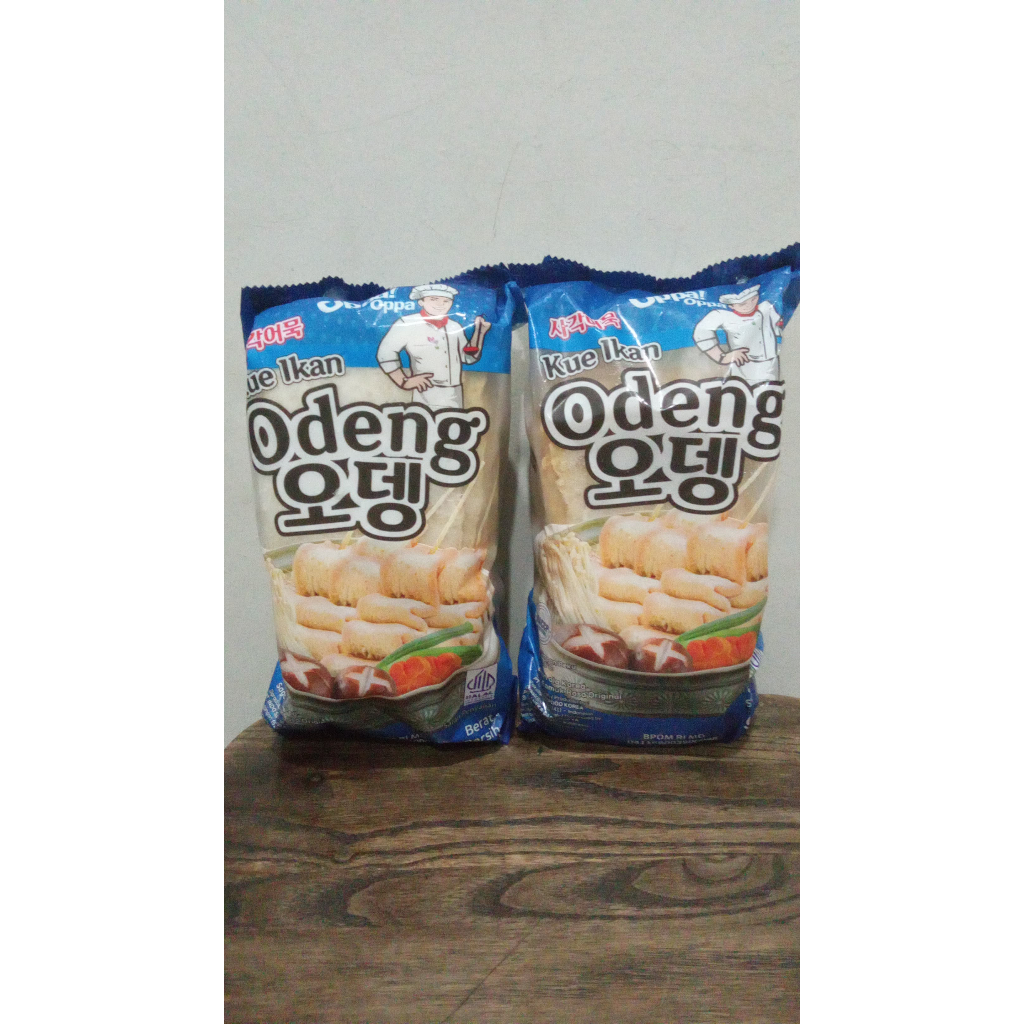 Oppa Odeng Oden Eomuk Korea Fish Cake 1kg Halal / Odeng Frozen Food Halal