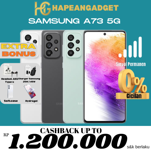 Samsung Galaxy A73 5G SEIN 8/256GB Second Fullset Resmi Indonesia