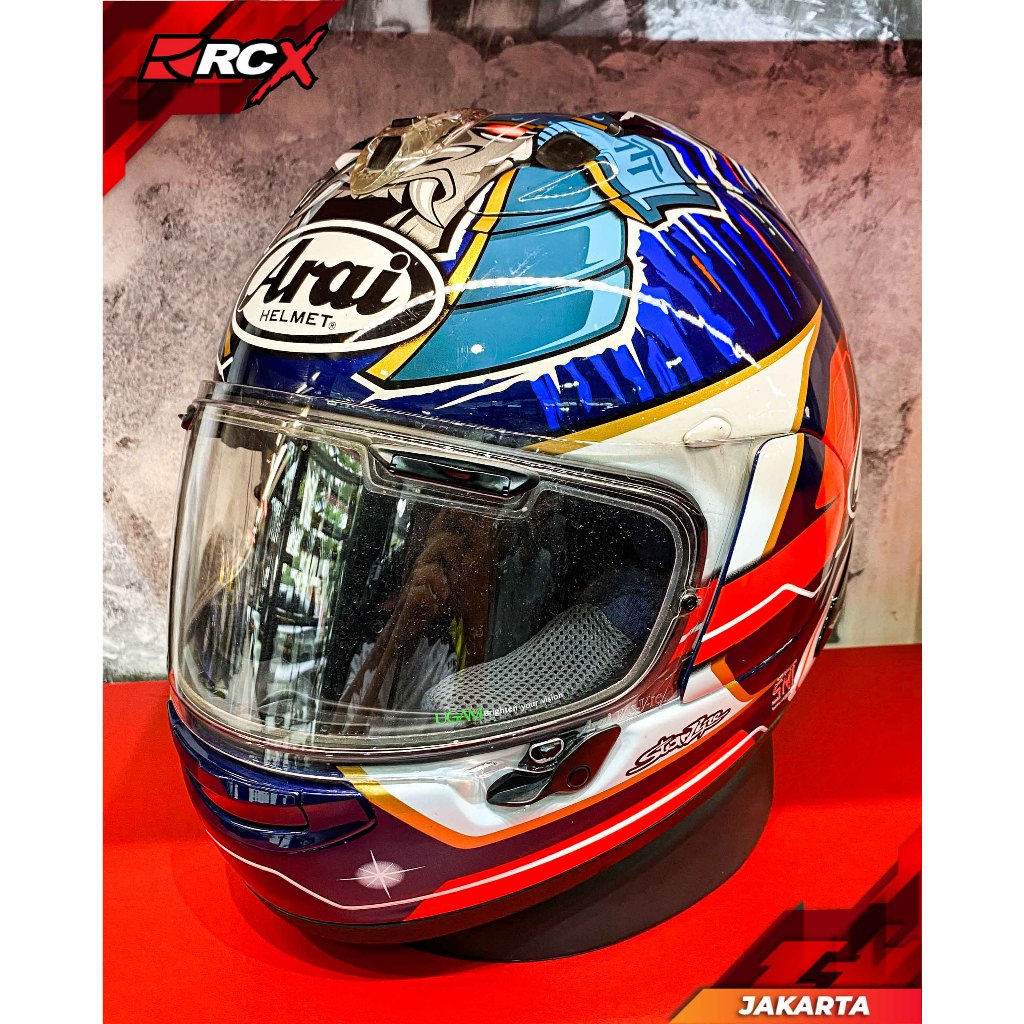 Helm Arai RX-7X Pedrosa Shogun Original Second 2nd Bekas RCX