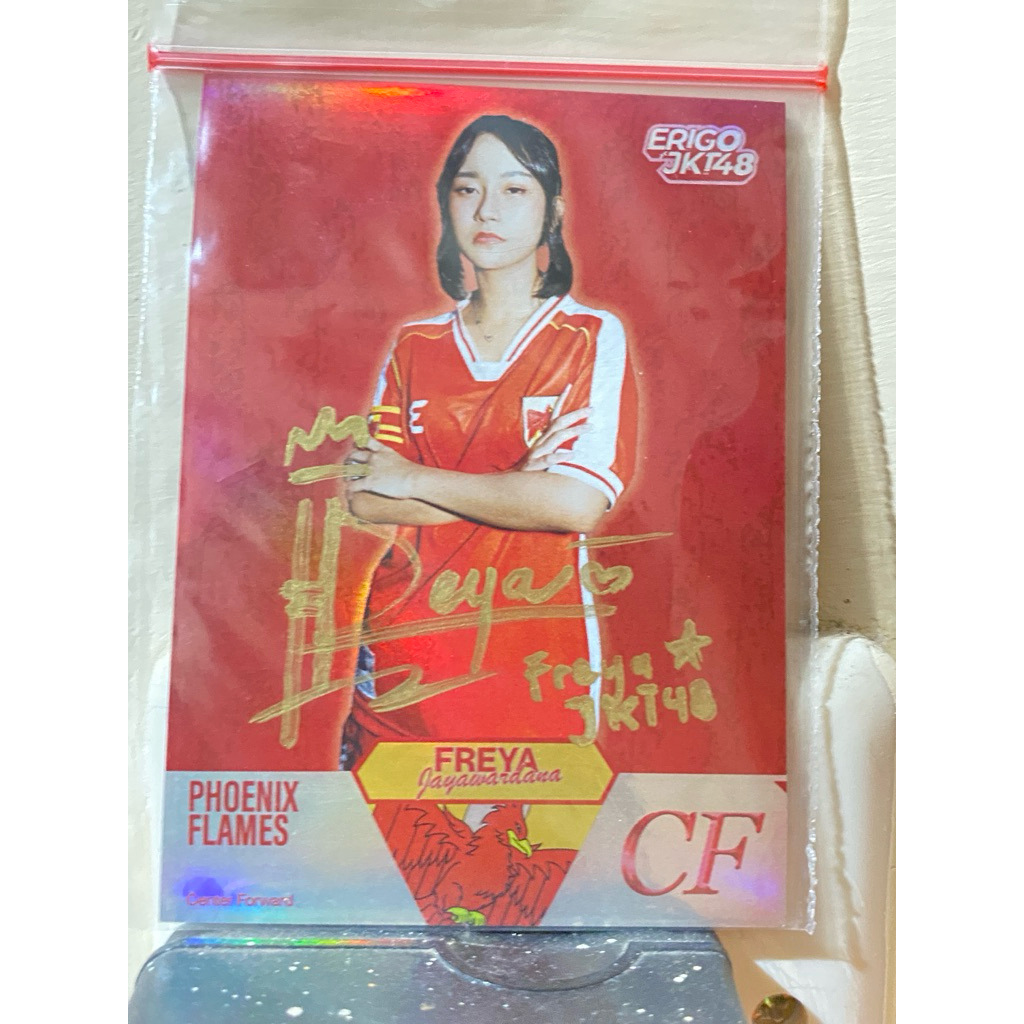 Panini Freya Jayawardana Jkt48 Erigo Sign[Rare]Official