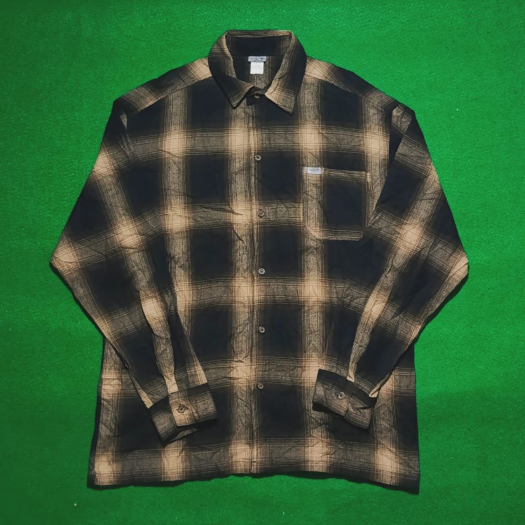 kemeja flannel veterano caltop usa vintage