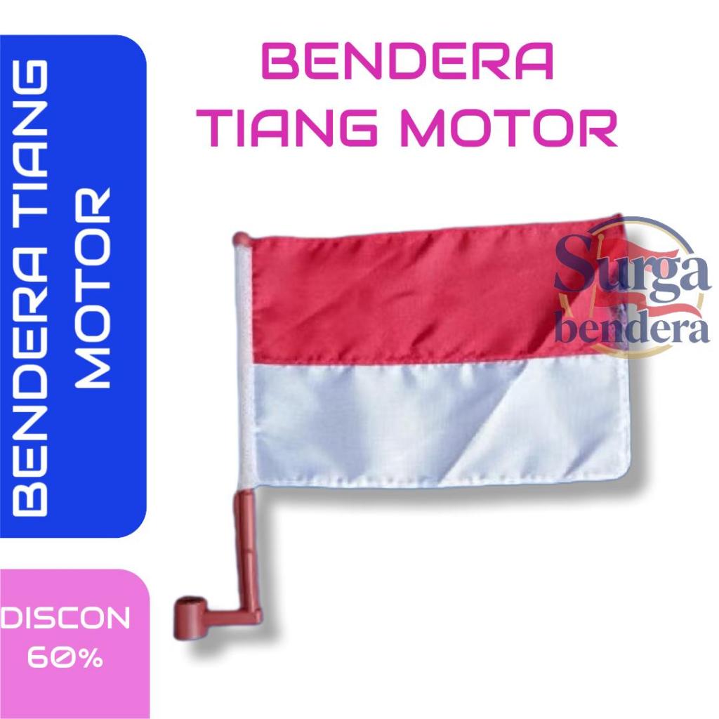 Bendera Tiang Merah Putih Aksesoris Untuk Motor Bendera Tiang HUT Kemerdekaan Indonesia