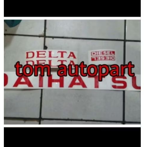 Stiker Body Daihatsu DELTA