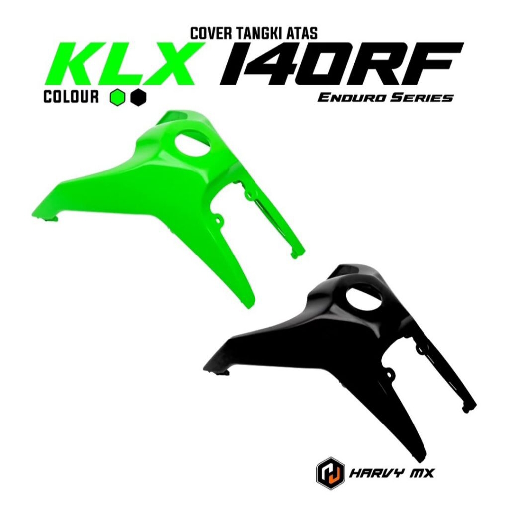 Cover Tangki KLX 140 RF Sayap depan atas klx 140 cover body depan  klx 140 RF