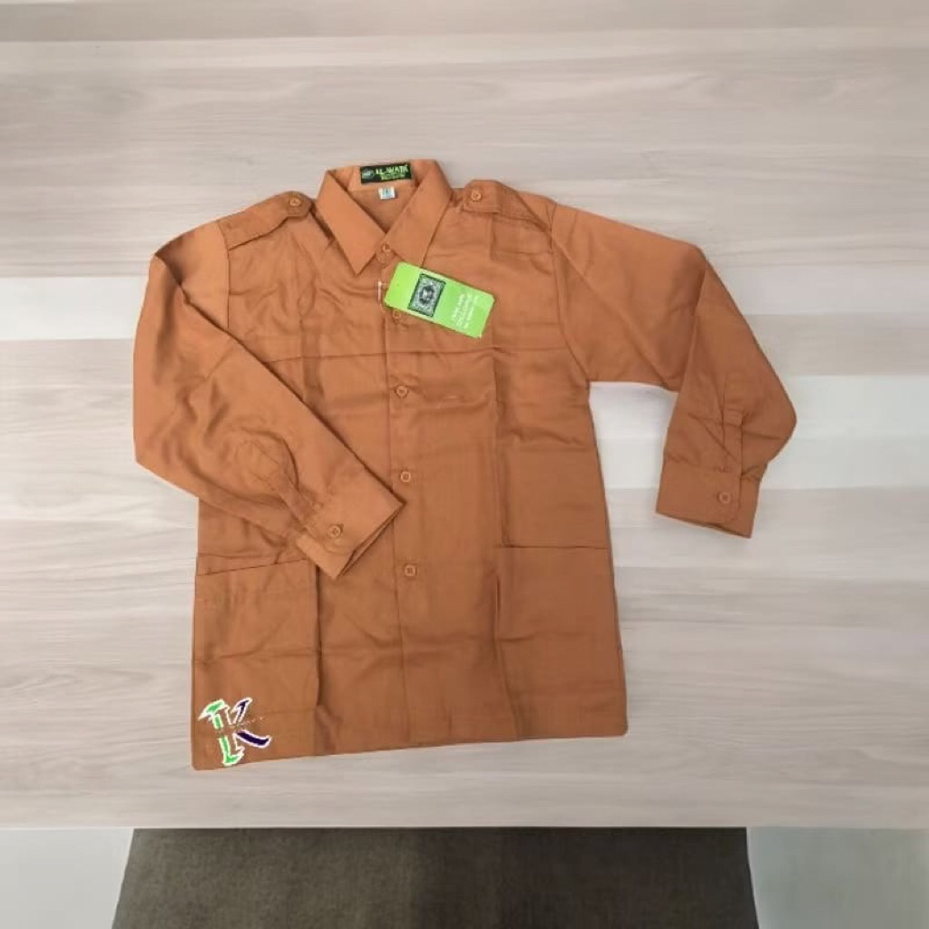 BAJU SERAGAM SEKOLAH AL WAFA PRAMUKA LAKI-LAKI EXCLUSIVE