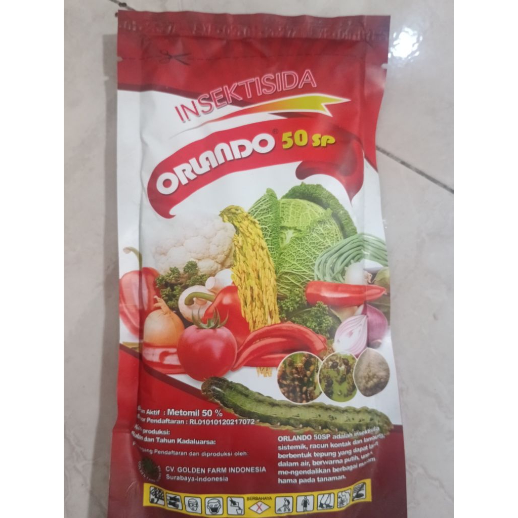 Insektisida Sistemik Orlando 50sp metomil 50%