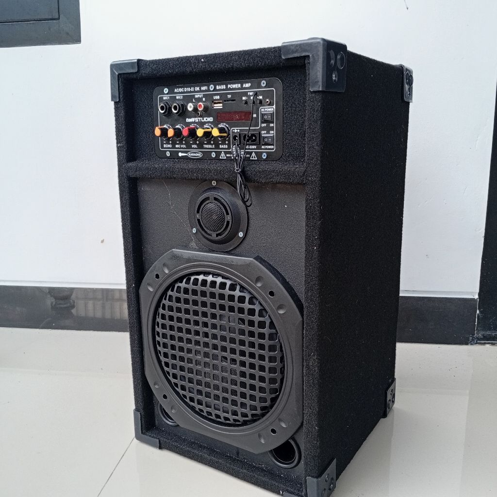 Speaker 8 inc Rakitan bass glerr Bluetooth bisa karaoke