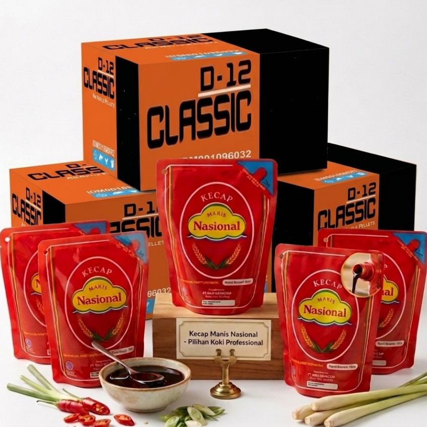 Kecap Nasional JBS FLAT Rasa Manis, Praktis, Berkualitas Kemasan CLASIK Super Dome Sacet Manis Gurih