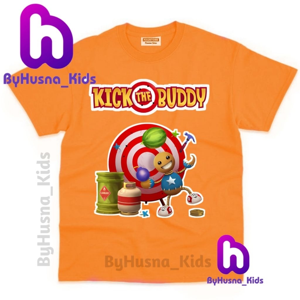 BAJU ANAK KAOS ANAK KICK THE BUDDY