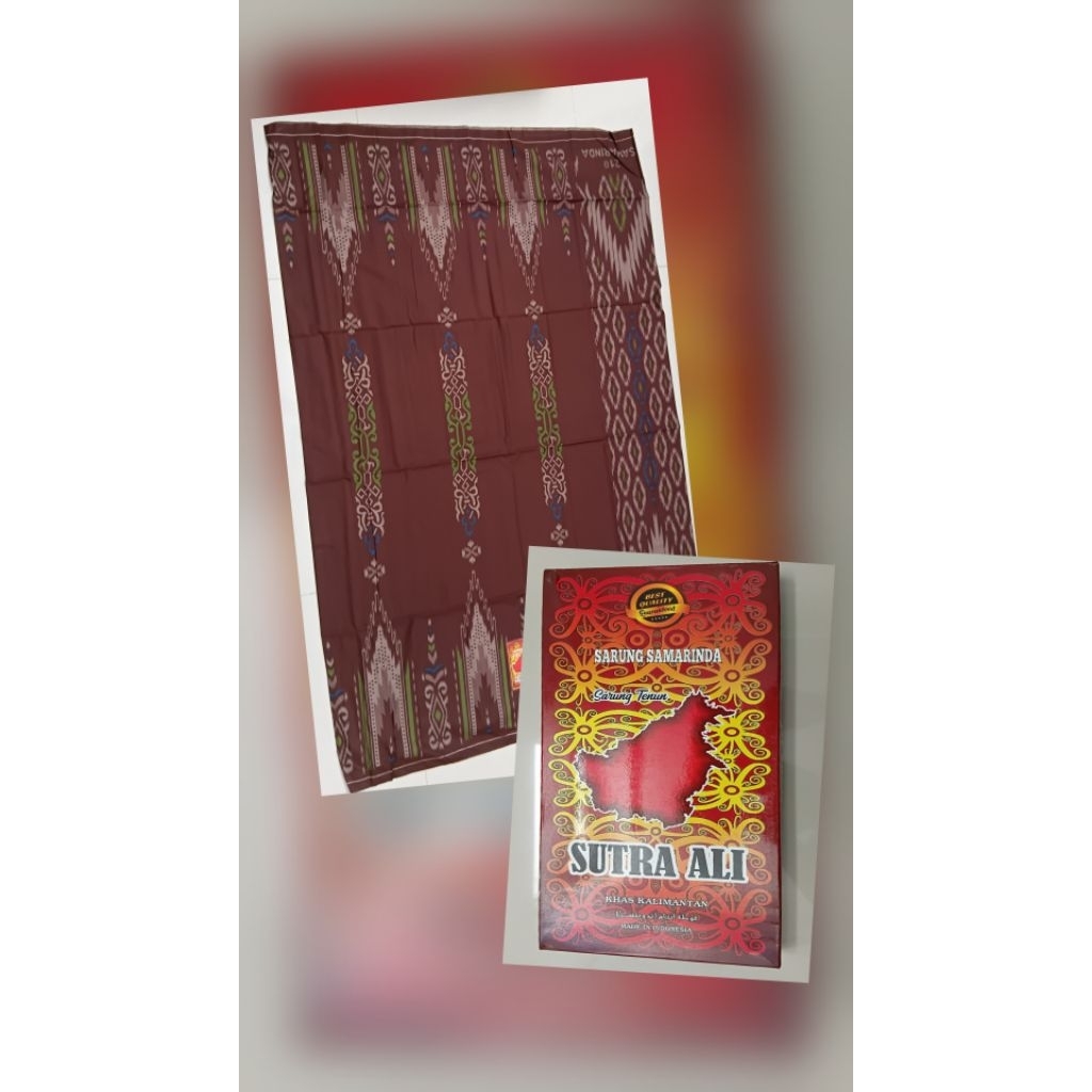 sarung tenun samarinda sutra asli