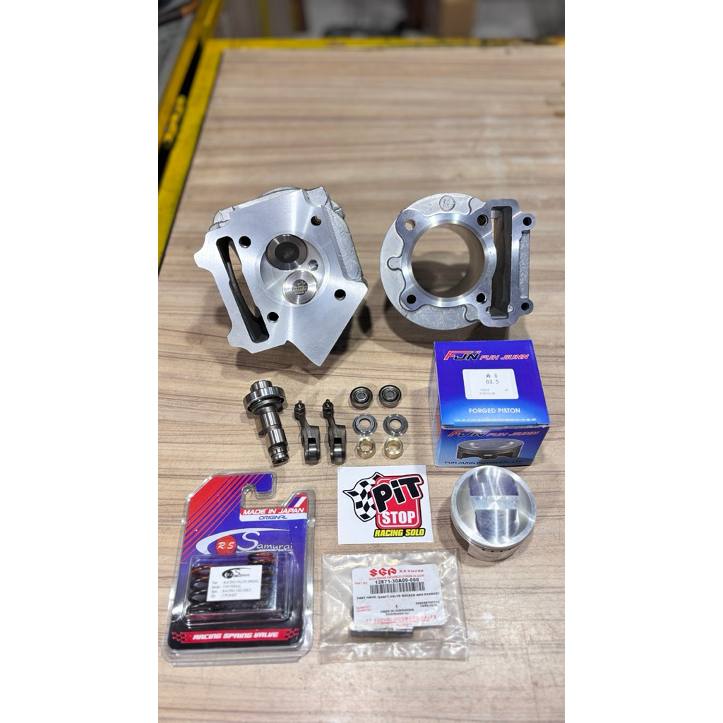 blok head mio sunmori 200cc bore up mio sunmori 200cc