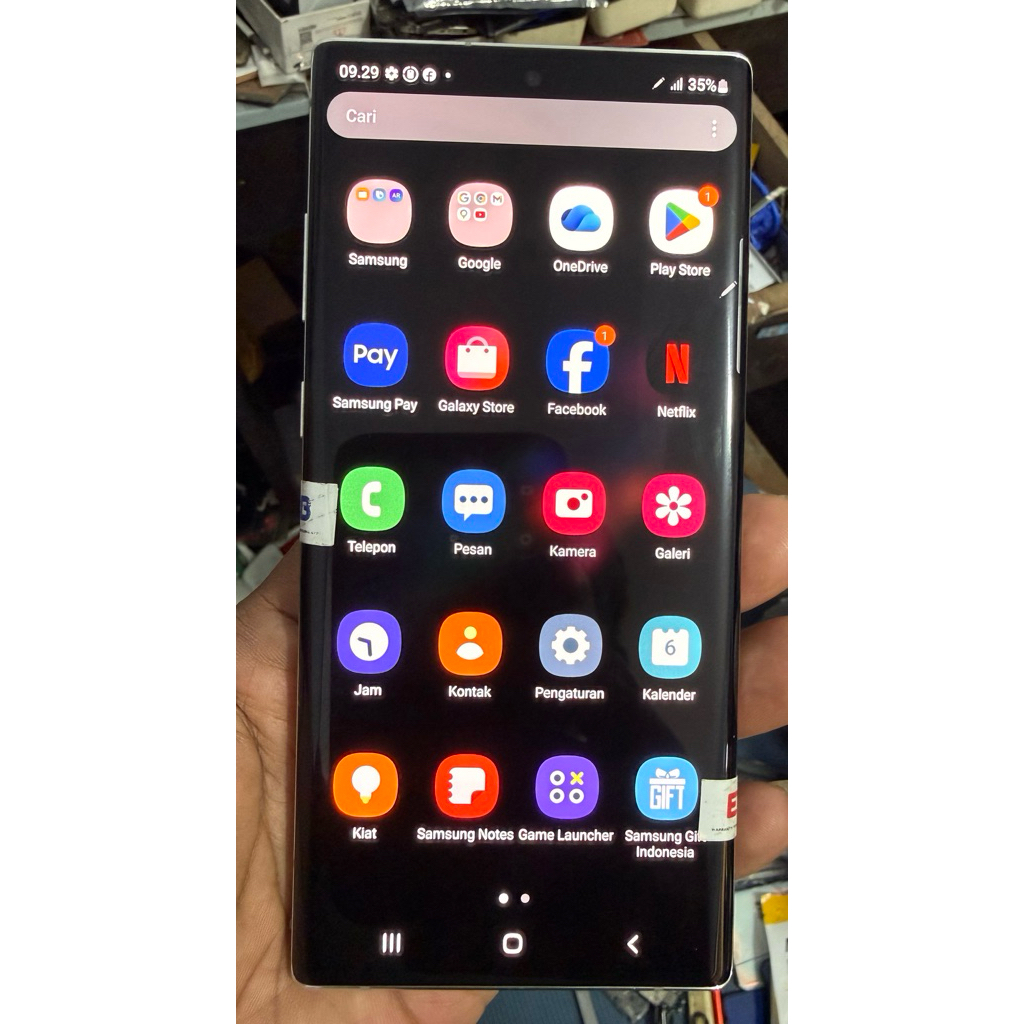 lcd touchscreen+frame samsung galaxy note 10 plus/N975F/sm-N976B note 10 plus 5G original copotan/ol