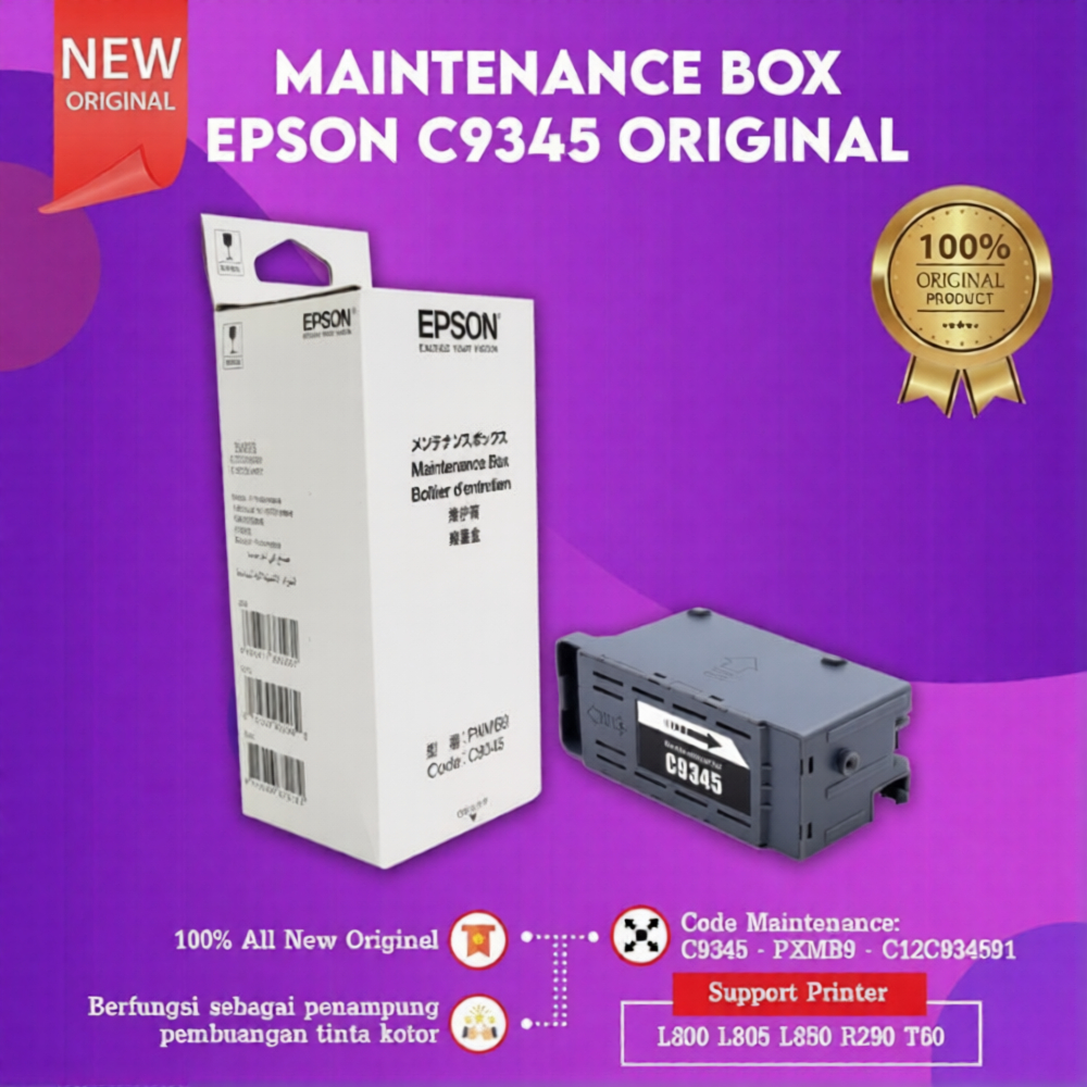 Epson C9345 Maintenance Box Printer Epson EcoTank L8050 L15150 L18050