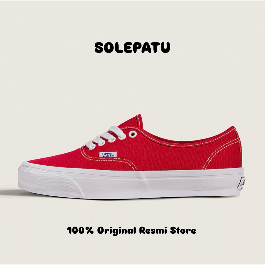 VANS PREMIUM LX AUTHENTIC REISSUE 44 RACING RED (ORIGINAL RESMI)