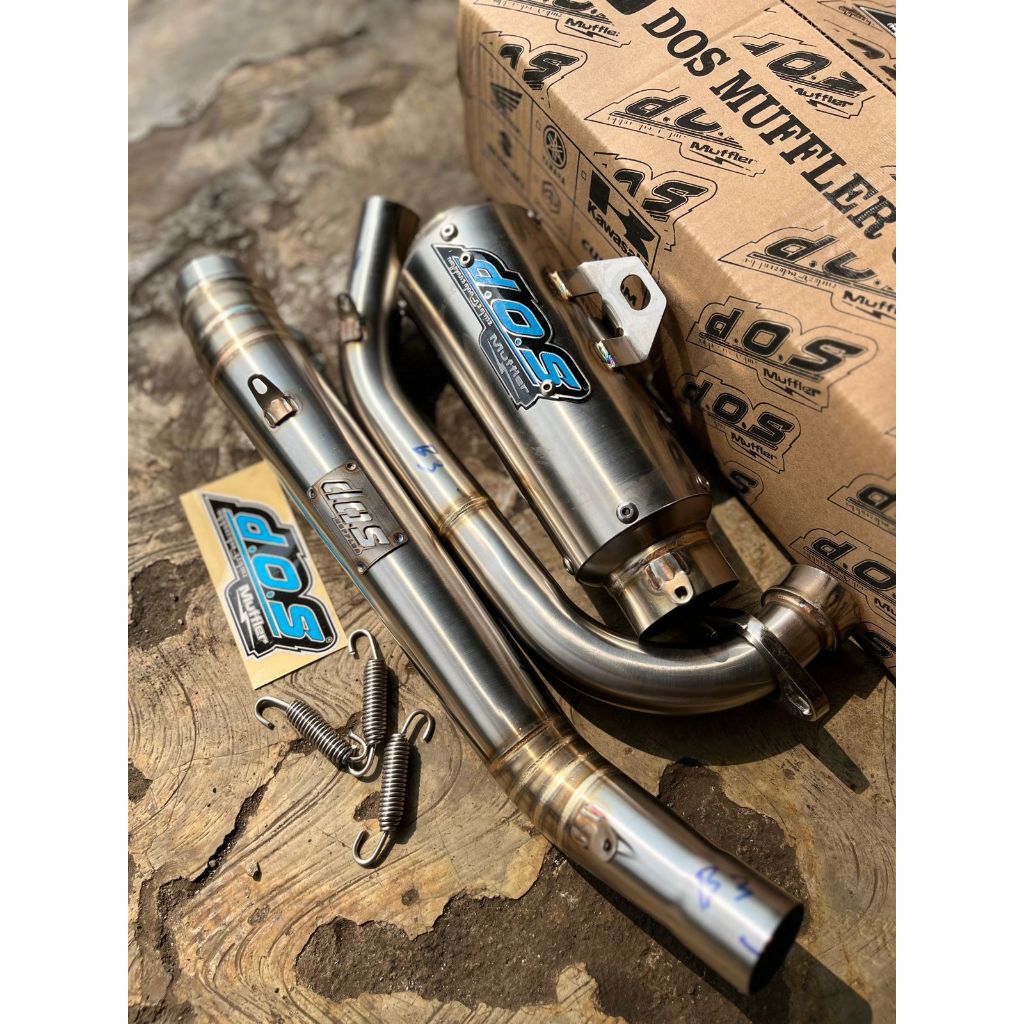 Knalpot Racing Bujel MXKing Kenalpot Dor MX King Tipe Bujel 150cc 180cc ORIGINAL DOS MUFFLER