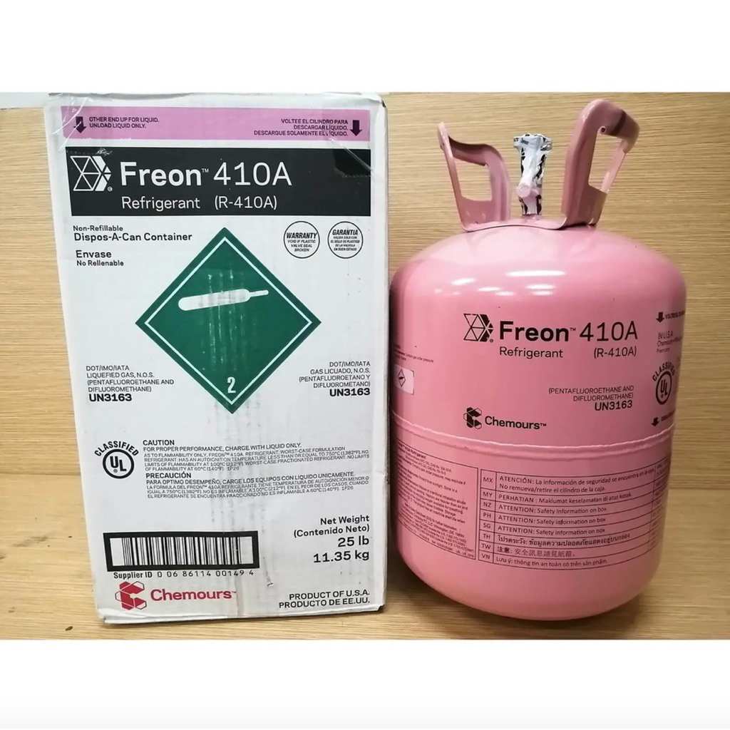 Freon Chermours R410A Made in USA / Freon Dupont R410A