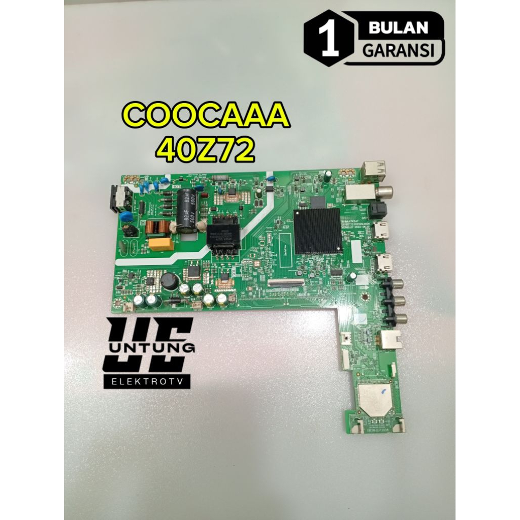 MAINBOARD TV LED COOCAA 40Z72 MOTHERBOARD-MB-MOBO-MODUL MESIN TV COOCAA 40Z72 SMART ANDROID