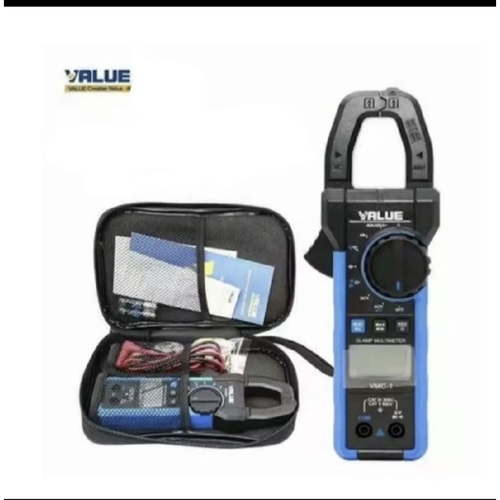 Digital Clamp Meter AC  Rumah Value VMC 1 Value / Tang amper Value Ori Pendingin AC