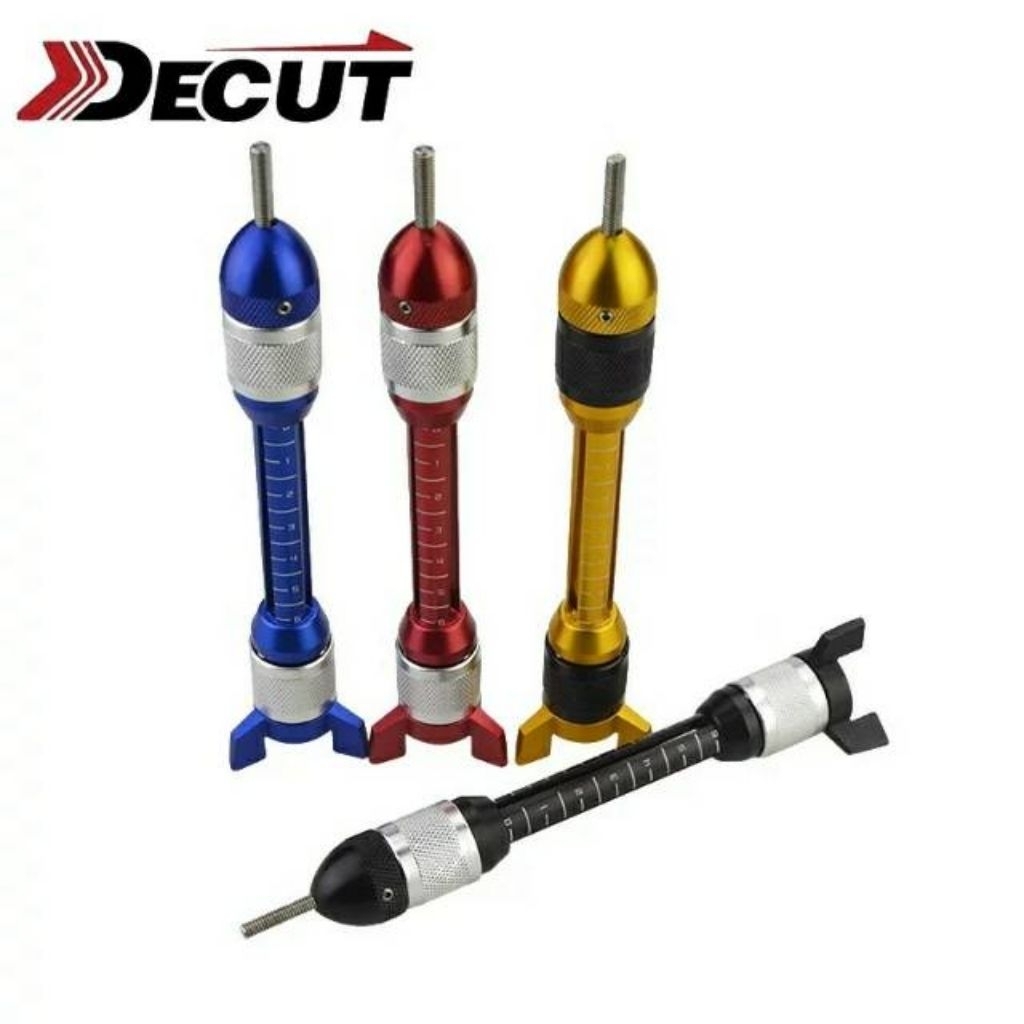 DECUT Rocket Liner - Archery Liner - DIY Flething Jig for Regular or Spin Wing Vanes - Line Drawing 