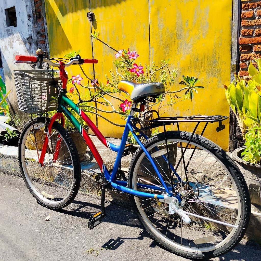 Sepeda mini uk 26 basic phoenix, upgrade touring Second bike kondisi terawat, siap jalan jalan