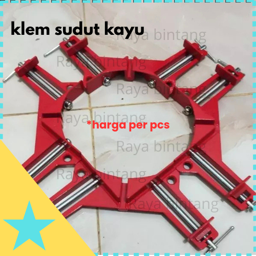 Klem Sudut Siku Alumunium Tukang Kayu Alat Penjepit Kayu