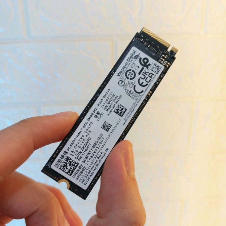 SSD NVME WD SN730 256GB GEN 3X4 HEALTH 88%