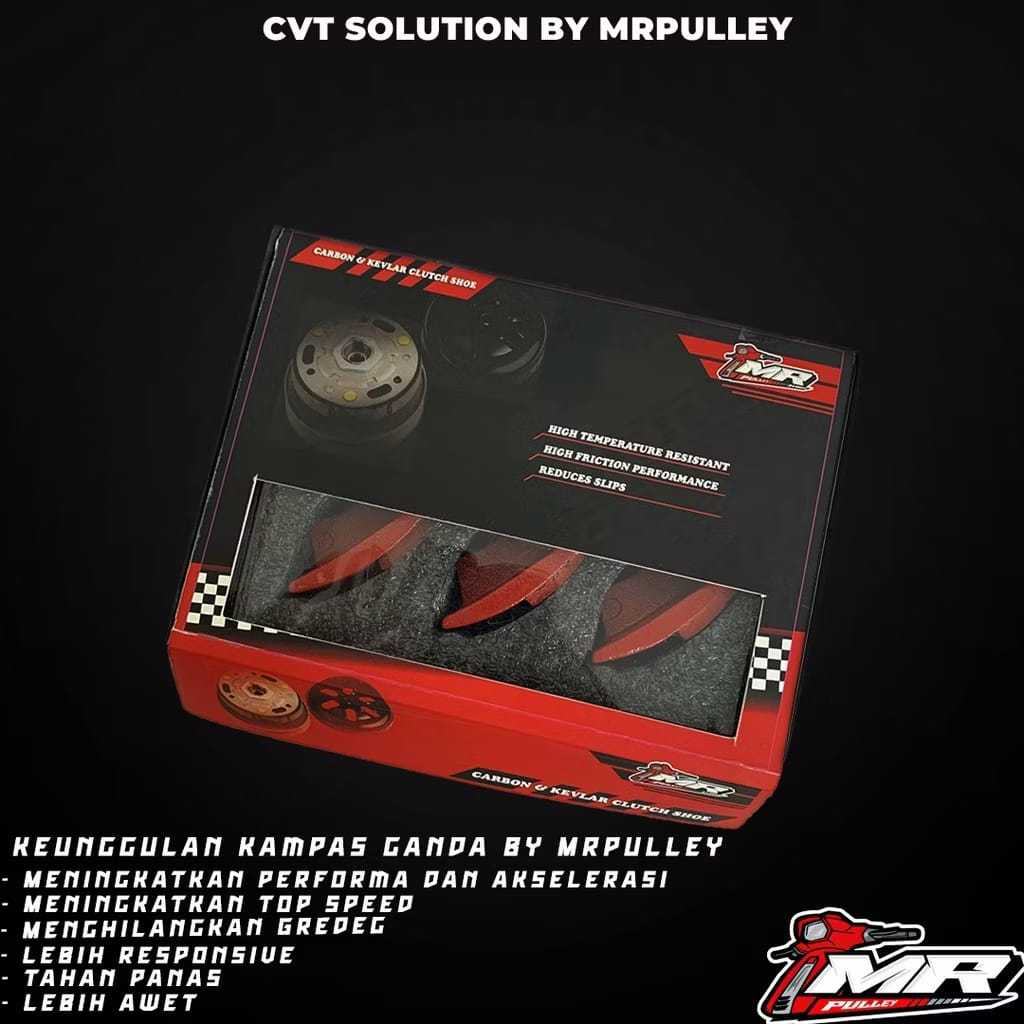 MRPULLEY Kampas Ganda/Kampas Otomatis GENIO BEAT STREET BEAT DELUXE K16