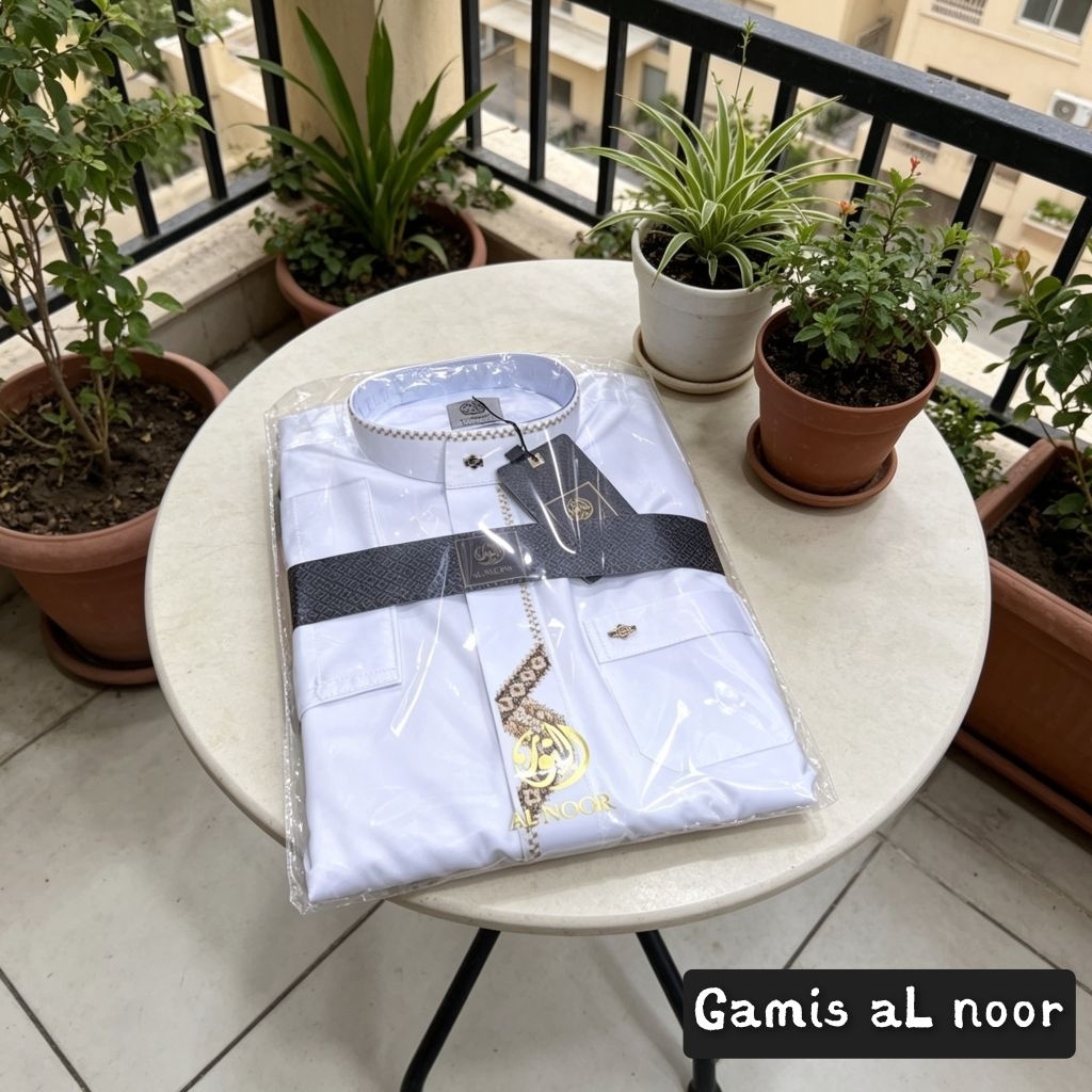 JUBAH GAMIS AL NOOR SAUDI POLYSTER DEWASA DAN REMAJA BORDIR TERBARU