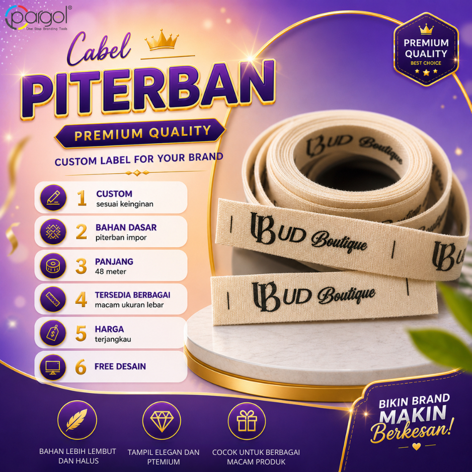 Label Baju Custom Piterban – Label Merk Baju Katun Import Premium