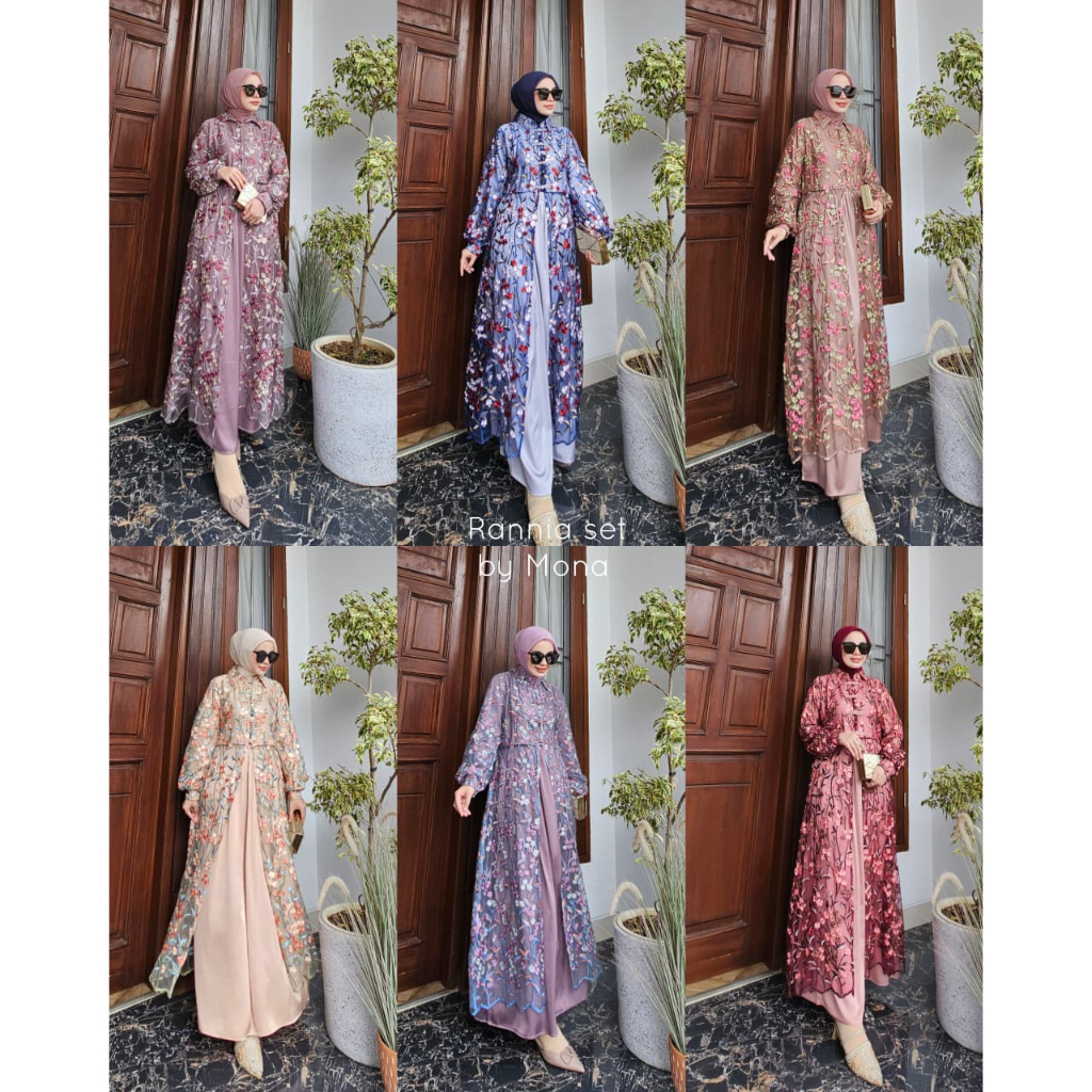 Rannia one set  BY MONA SYARI
