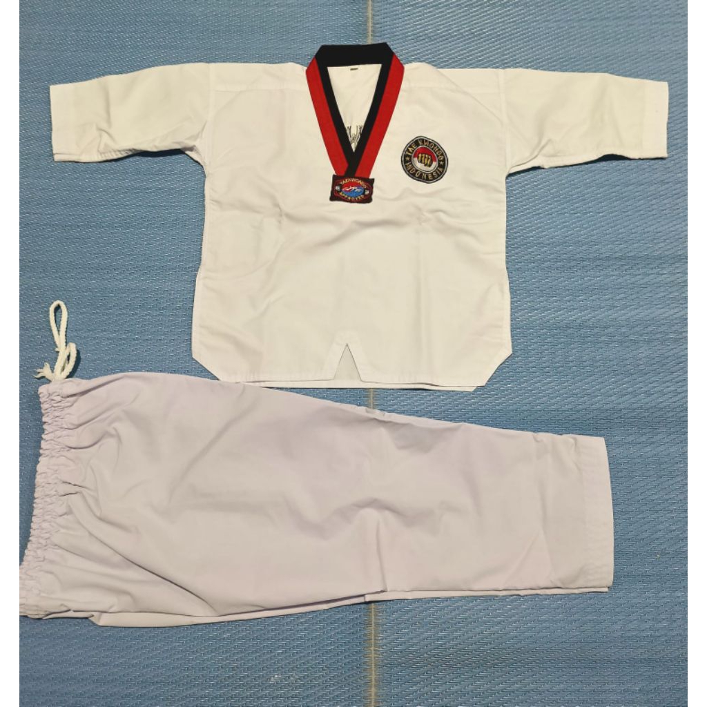 (1set) Preloved Baju Taekwondo untuk anak 5-7tahun / Baju Taekwondo