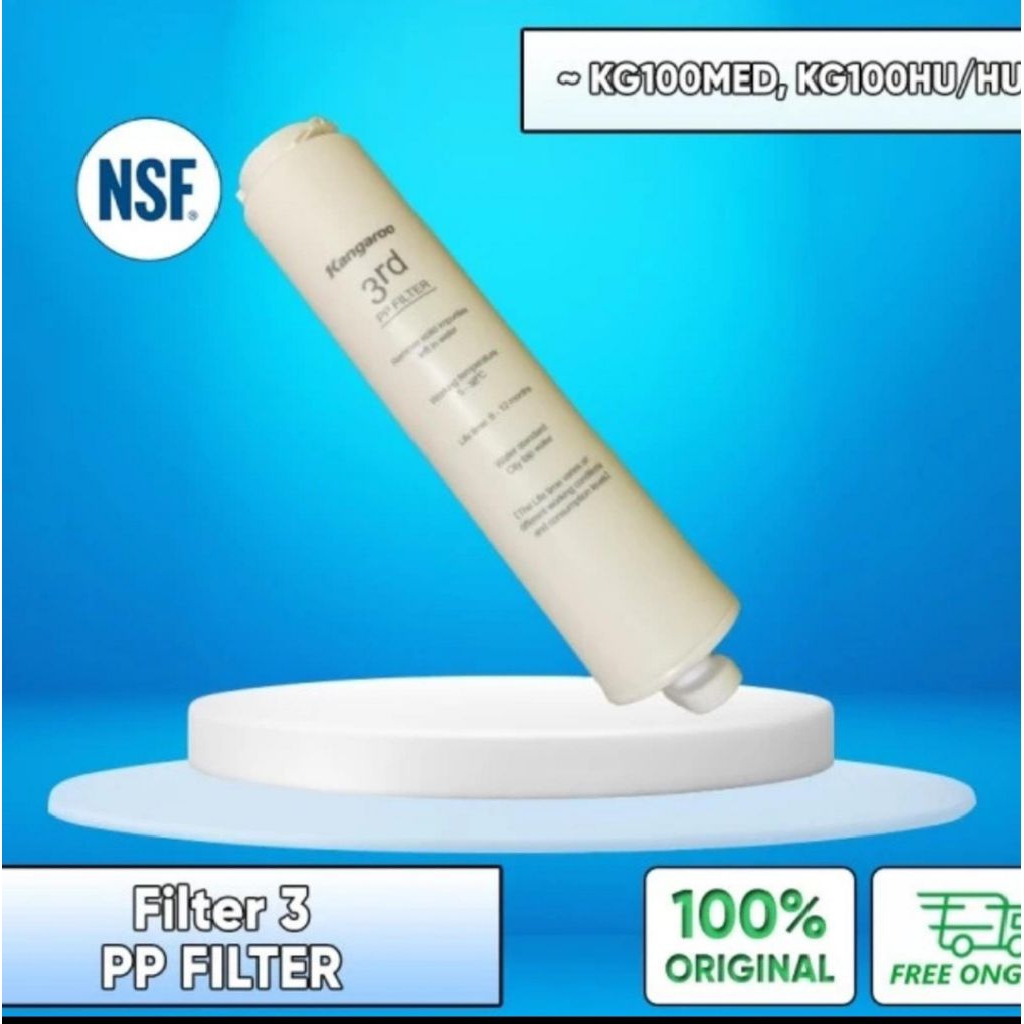 Filter 3 PP 1 micron KG100MED/KG100HU